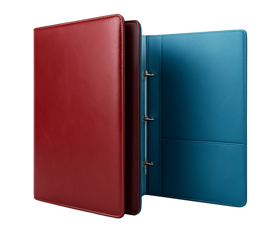 ملف عرض معاملات جاهز جلد فاخر