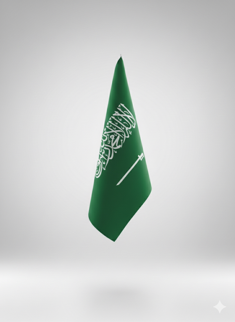 علم السعودية مقوى